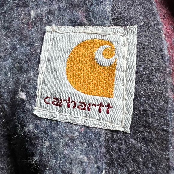 Carhartt Vintage 80s Blanket Lined Firm Duck Jean Trucker Jacket Size 38T 6BWJPT - Picture 9 of 12